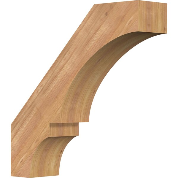 Ekena Millwork 5 1/2"W x 22"D x 22"H Balboa Smooth Knee Brace, Western Red Cedar BRC06X22X22BOA00SWR - main